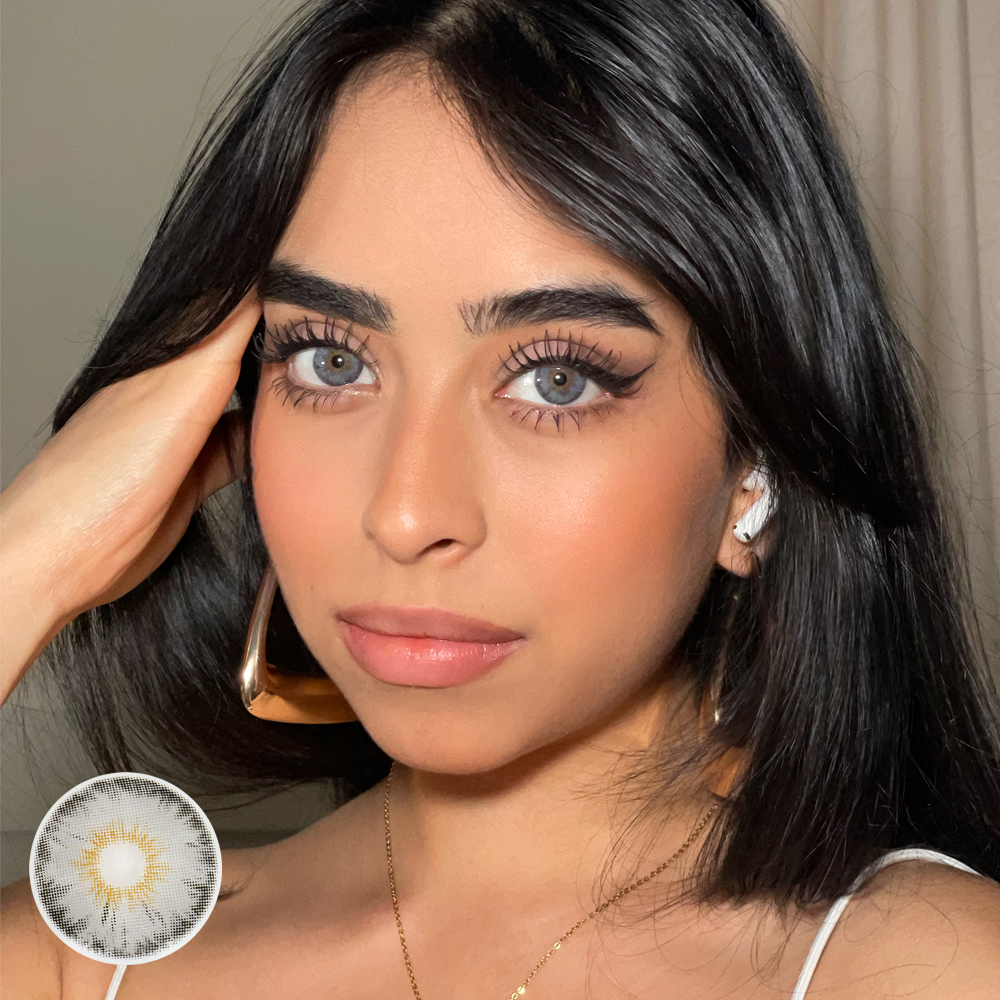 Wholesale Colored Yearly Lens Siri Gray