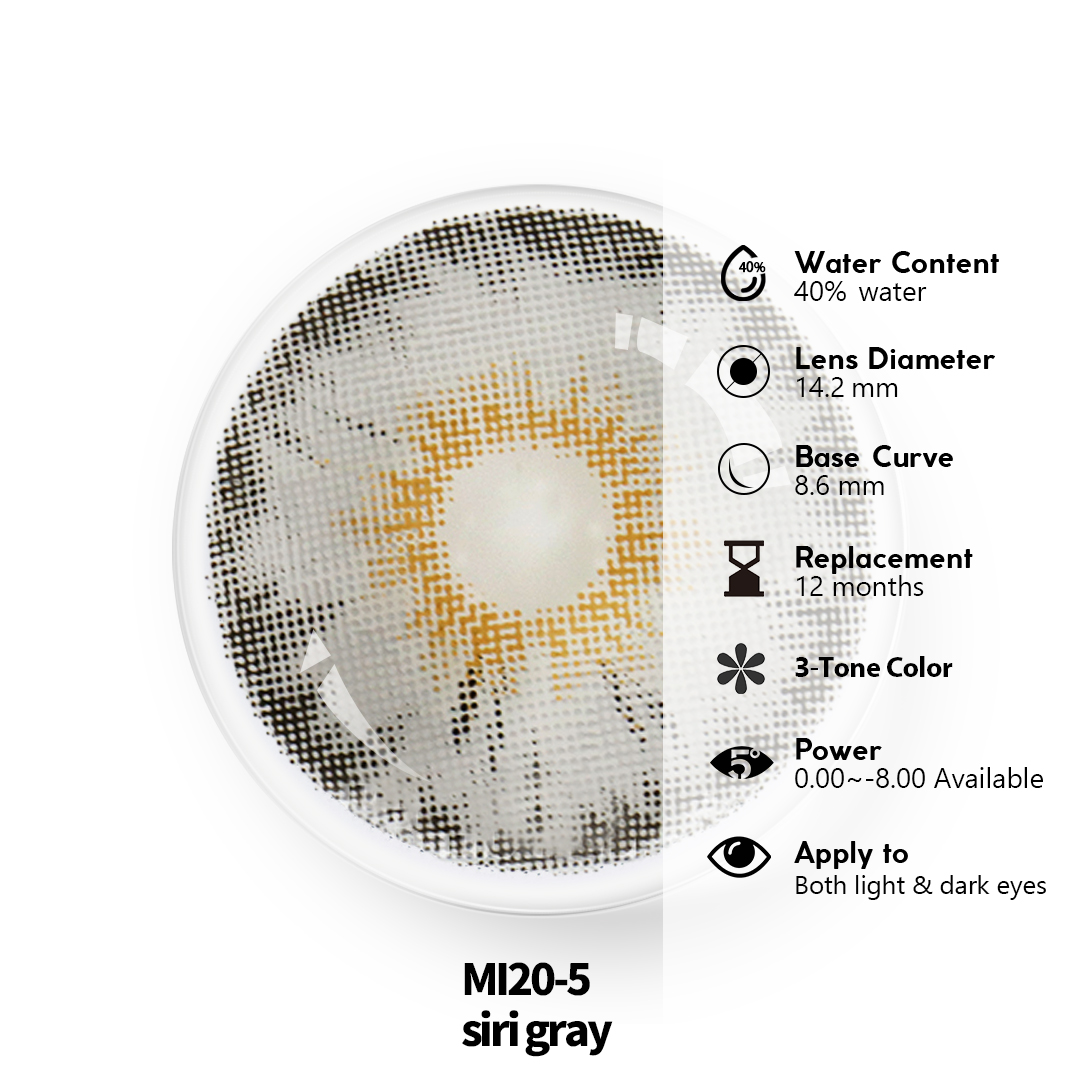 Siri Gray Contact Lenses Supplier